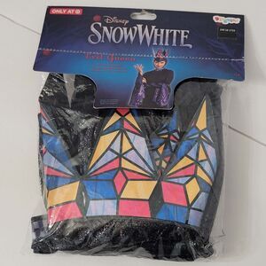 NEW Snow White Evil Queen Stained Glass Crown Necklace Sleeve Costume Accessory